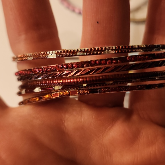 80s vontage metal bracelet bangle lot - Picture 4 of 6